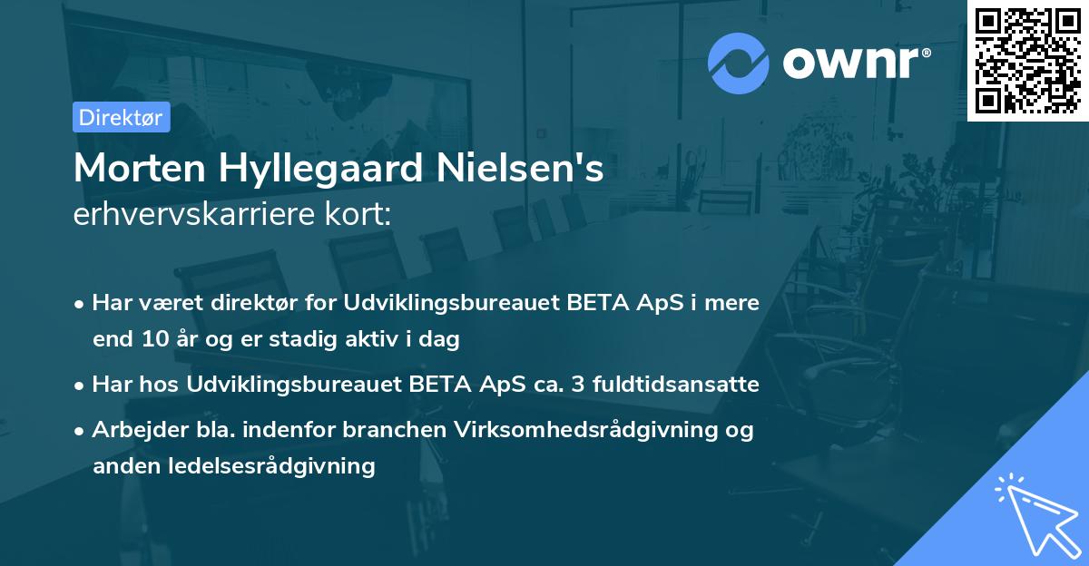 Morten Hyllegaard Nielsen's erhvervskarriere kort