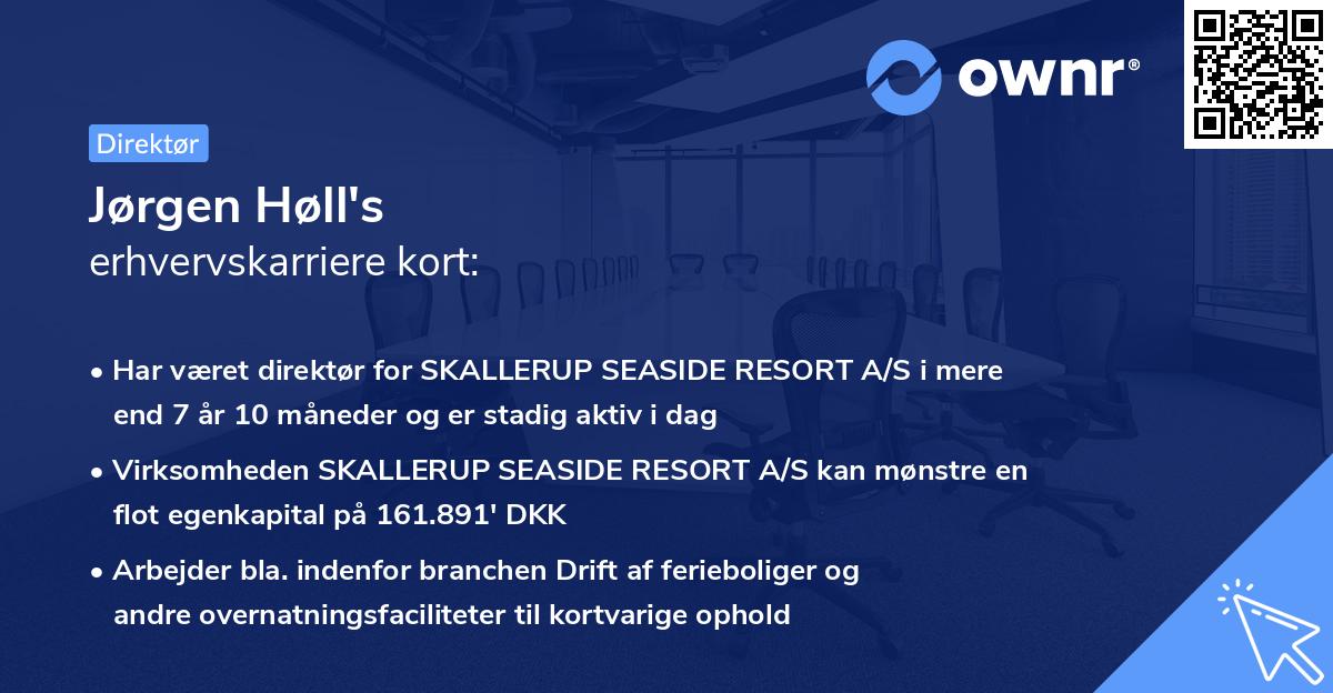 Jørgen Høll's erhvervskarriere kort