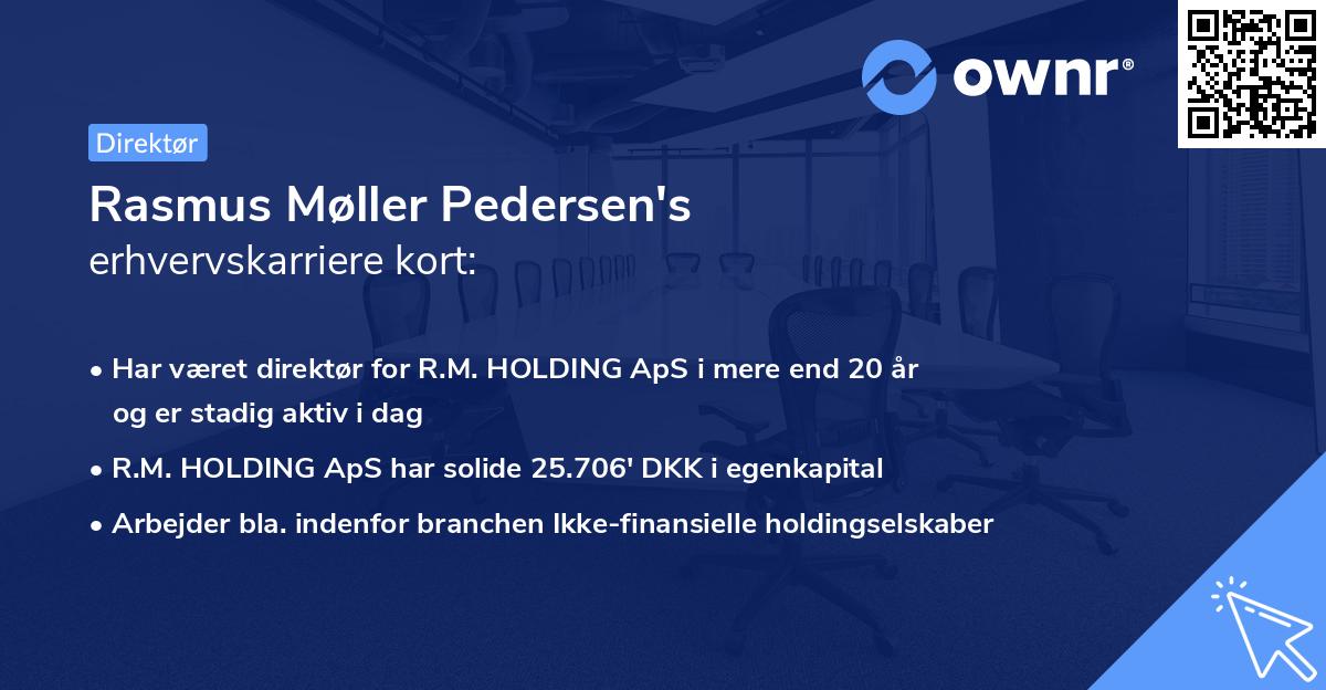Rasmus Møller Pedersen's erhvervskarriere kort