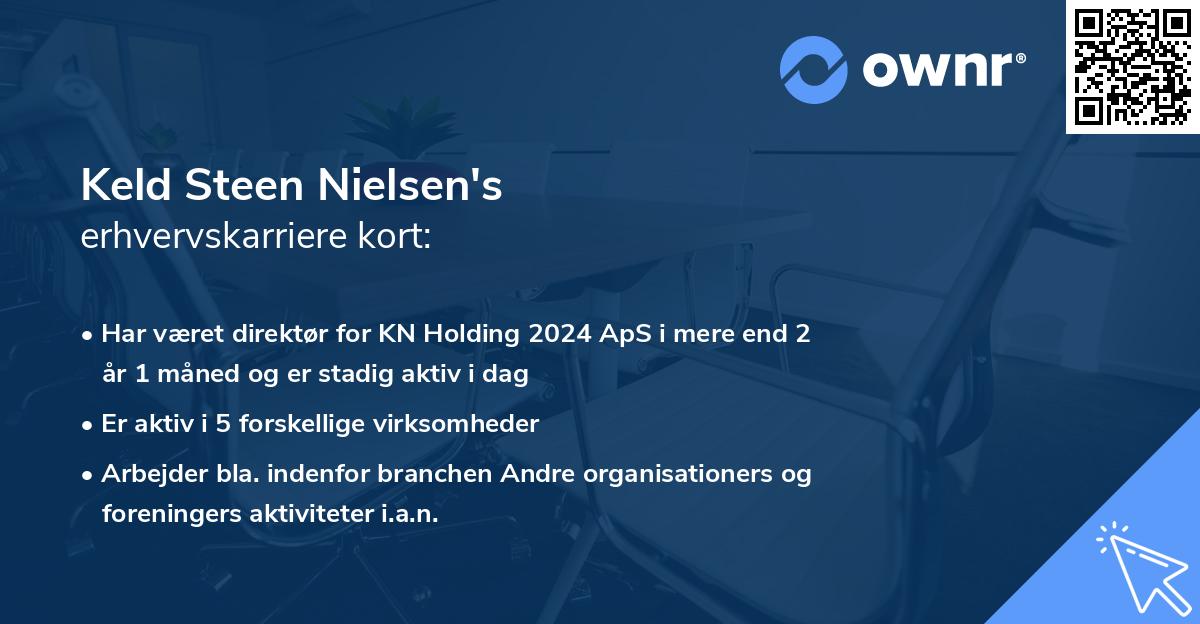 Keld Steen Nielsen's erhvervskarriere kort