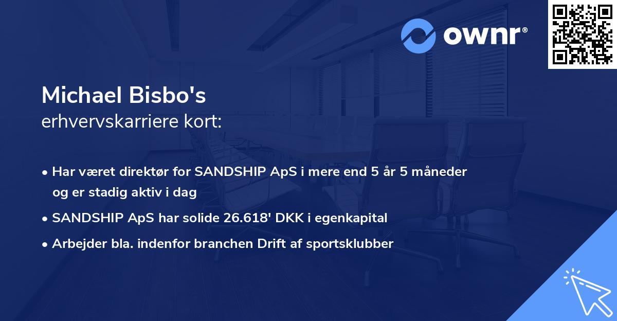 Michael Bisbo's erhvervskarriere kort