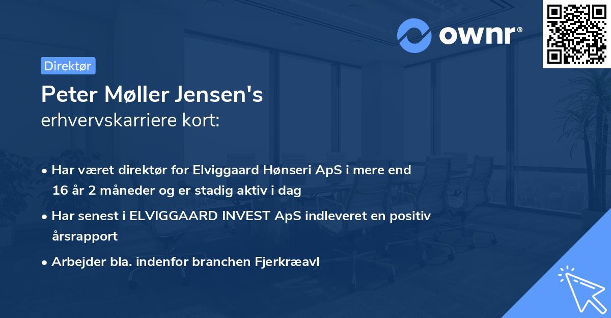 Peter Møller Jensen's erhvervskarriere kort