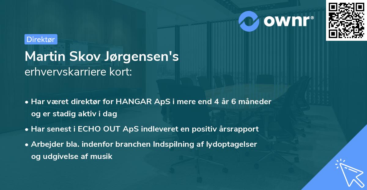 Martin Skov Jørgensen's erhvervskarriere kort