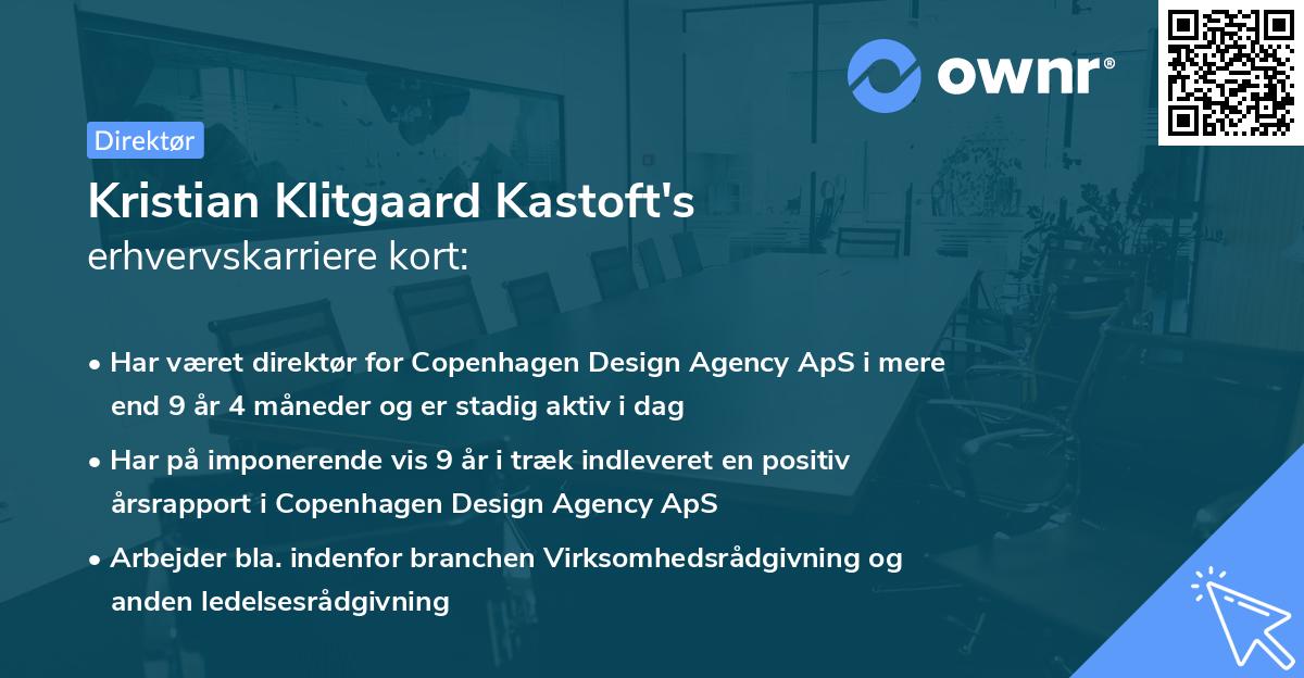 Kristian Klitgaard Kastoft's erhvervskarriere kort