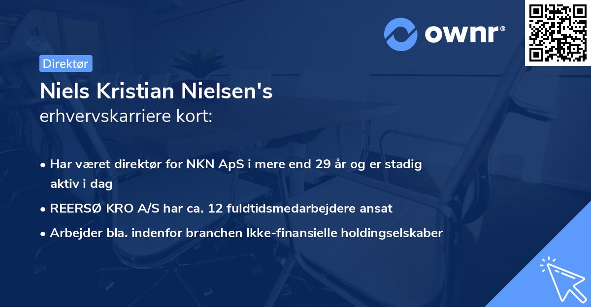 Niels Kristian Nielsen's erhvervskarriere kort