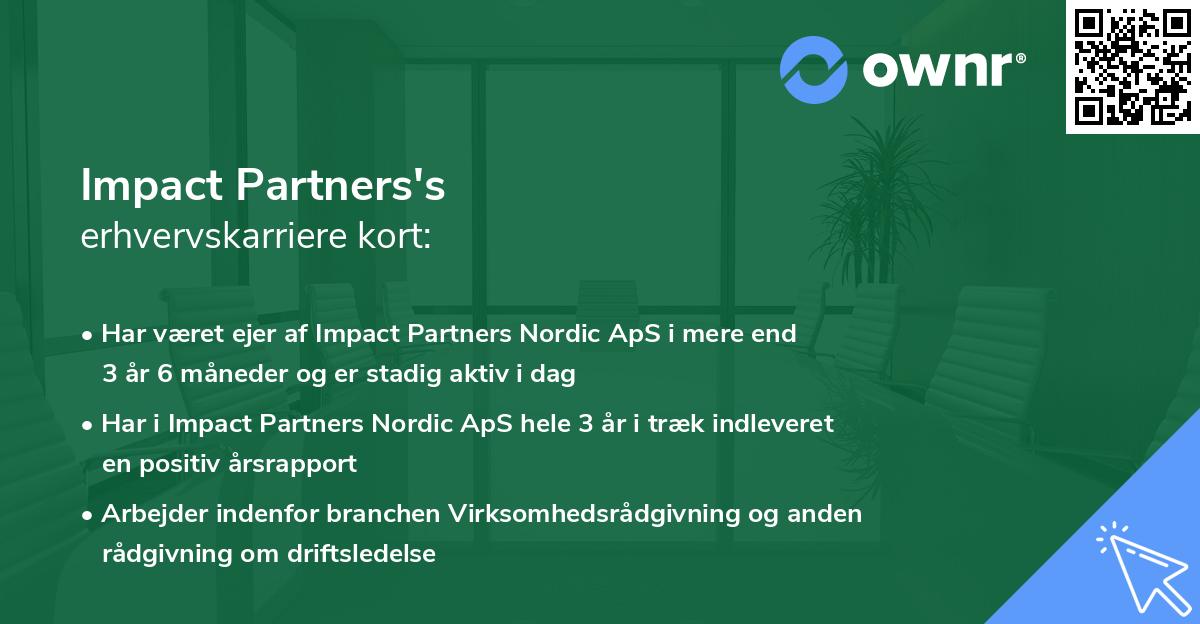 Impact Partners's erhvervskarriere kort