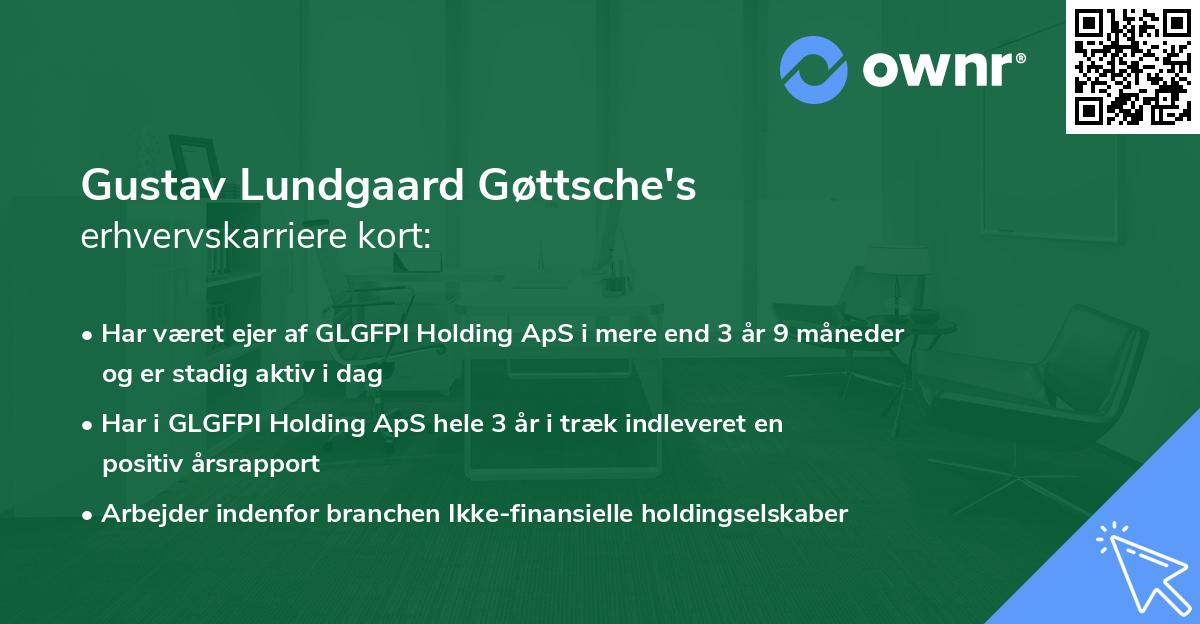 Gustav Lundgaard Gøttsche's erhvervskarriere kort