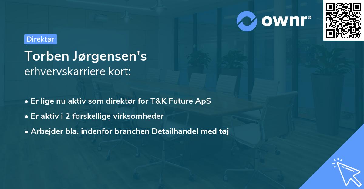 Torben Jørgensen's erhvervskarriere kort
