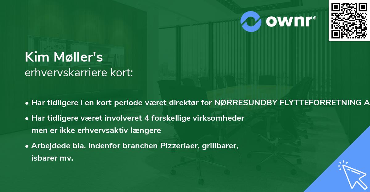 Kim Møller's erhvervskarriere kort