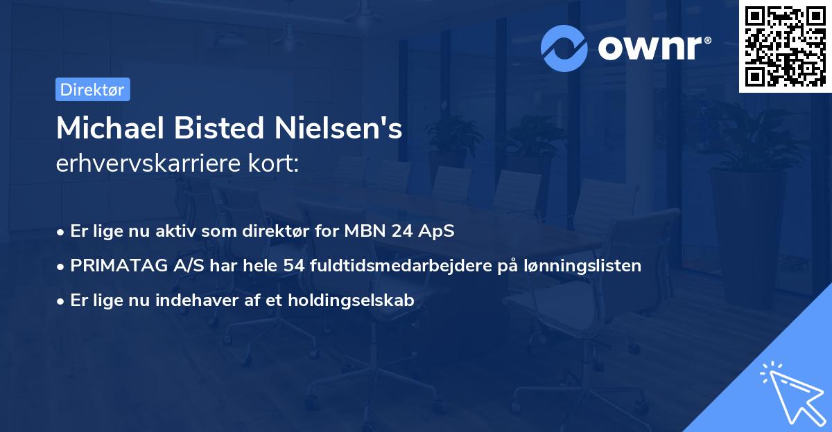 Michael Bisted Nielsen's erhvervskarriere kort