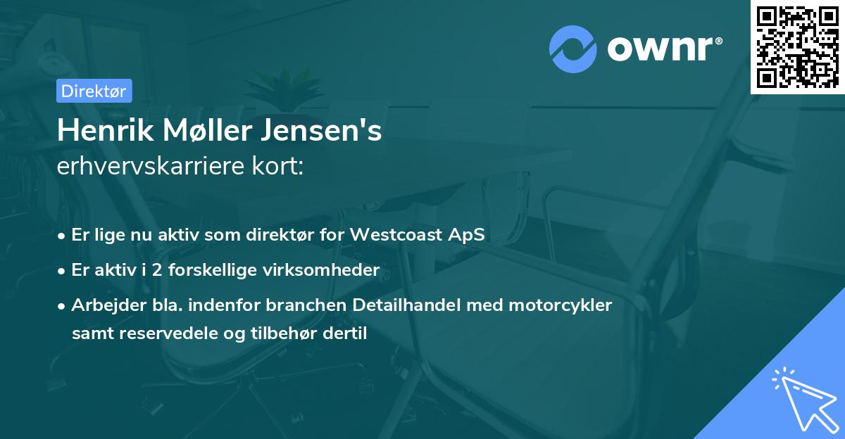 Henrik Møller Jensen's erhvervskarriere kort