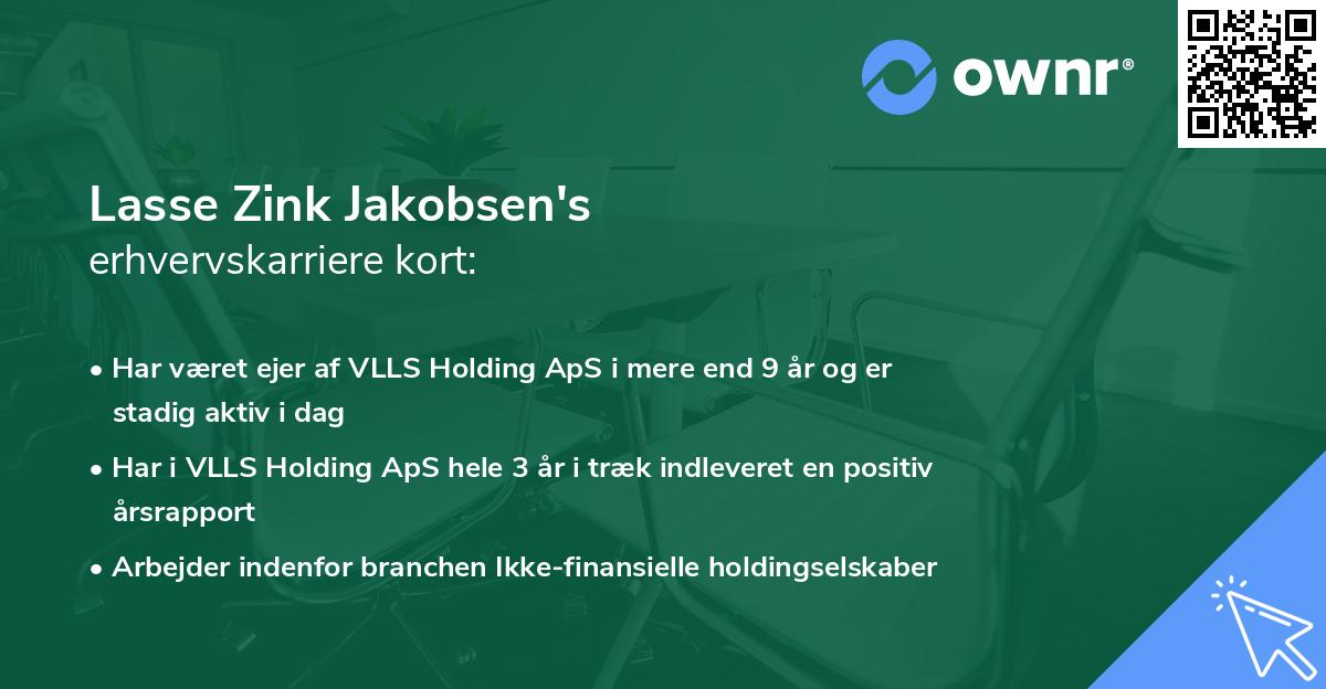 Lasse Zink Jakobsen's erhvervskarriere kort