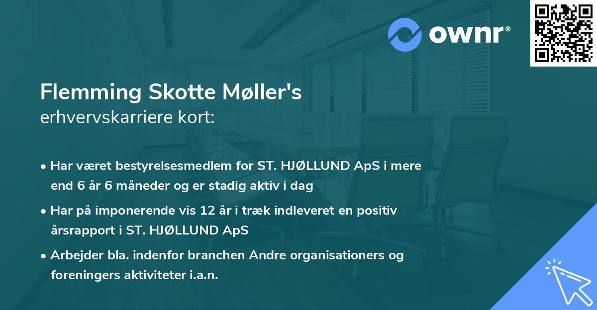 Flemming Skotte Møller's erhvervskarriere kort