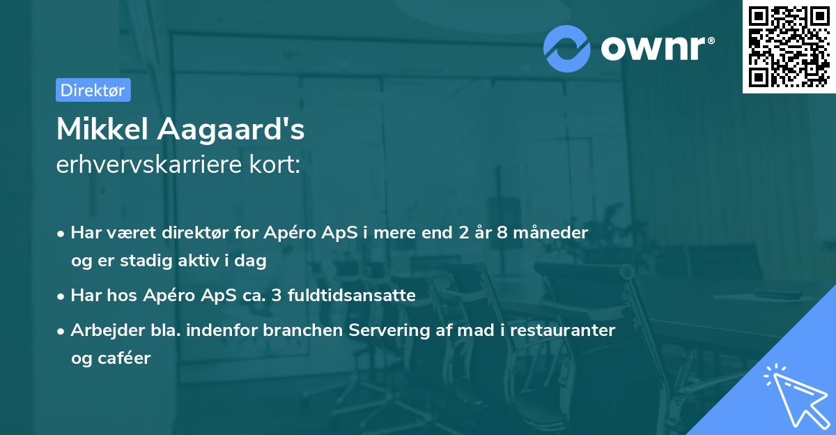 Mikkel Aagaard's erhvervskarriere kort