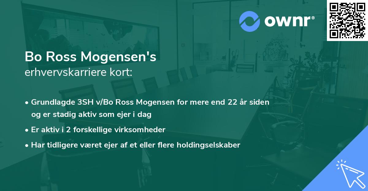 Bo Ross Mogensen's erhvervskarriere kort