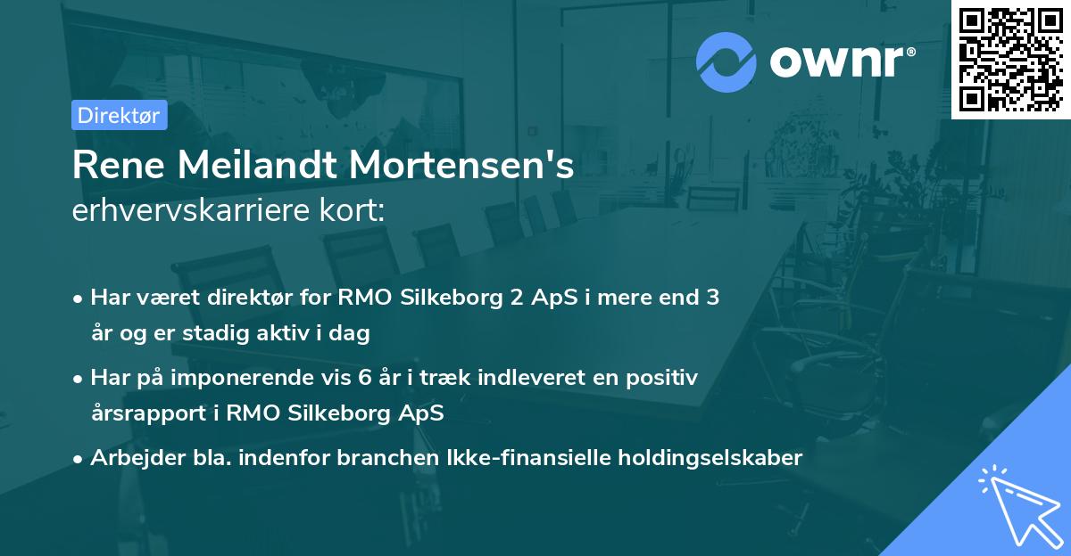 Rene Meilandt Mortensen's erhvervskarriere kort