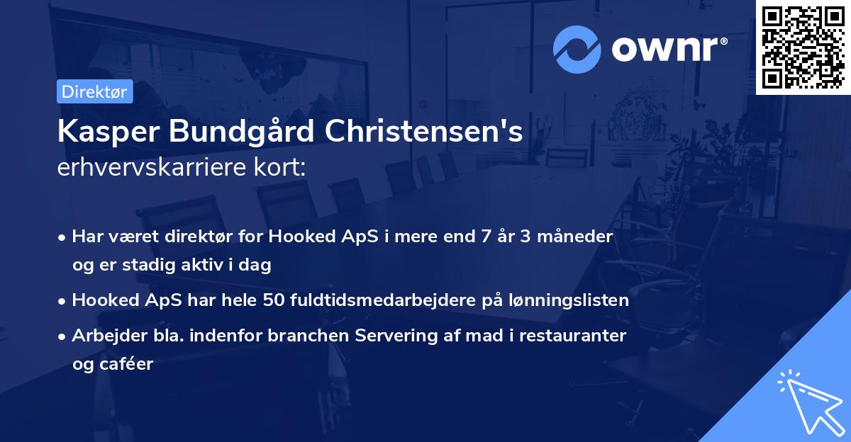 Kasper Bundgård Christensen's erhvervskarriere kort