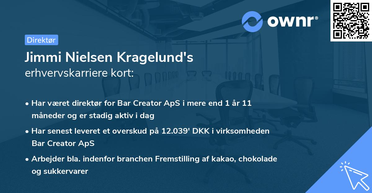 Jimmi Nielsen Kragelund's erhvervskarriere kort