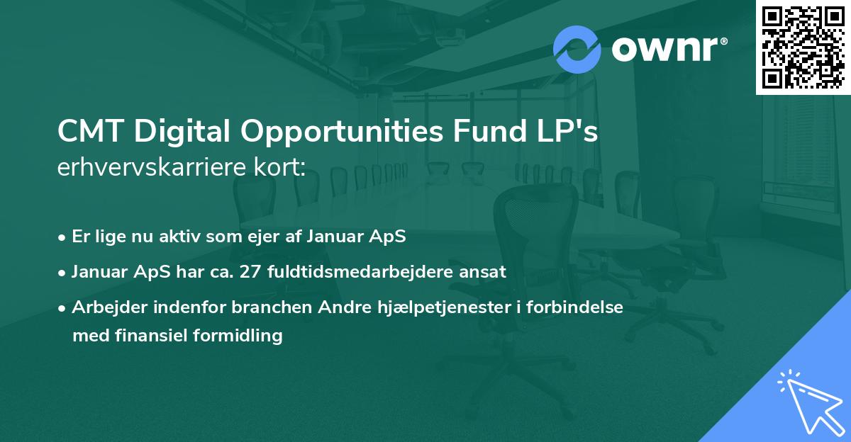 CMT Digital Opportunities Fund LP's erhvervskarriere kort