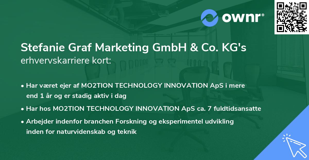 Stefanie Graf Marketing GmbH & Co. KG's erhvervskarriere kort