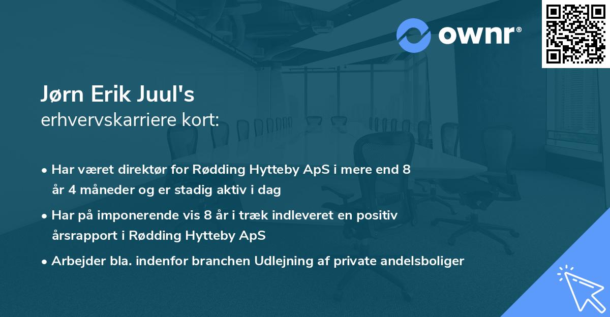 Jørn Erik Juul's erhvervskarriere kort