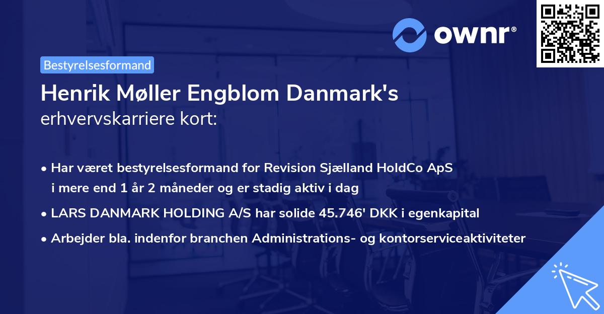 Henrik Møller Engblom Danmark's erhvervskarriere kort