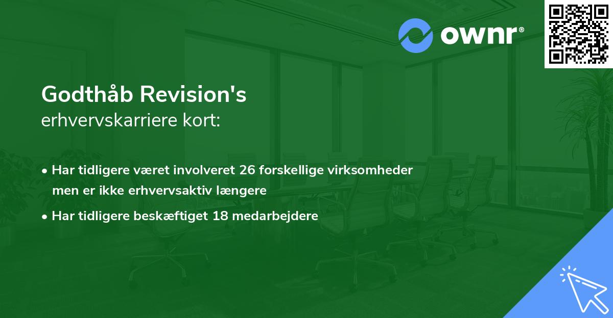 Godthåb Revision's erhvervskarriere kort