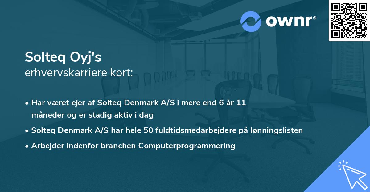 Solteq Oyj's erhvervskarriere kort