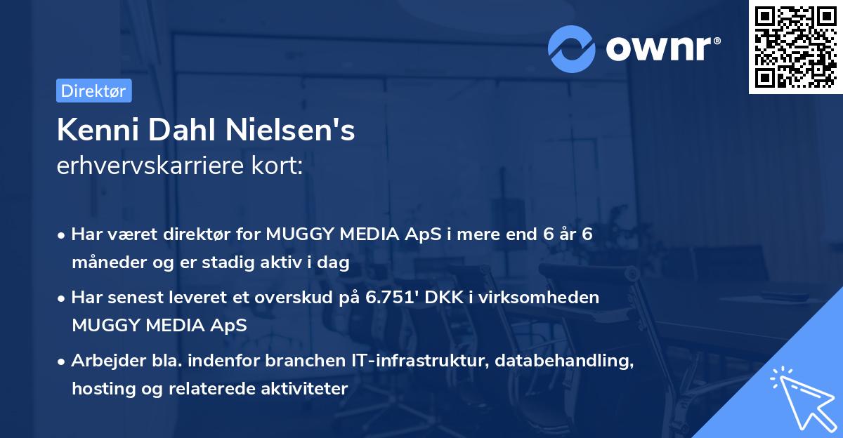Kenni Dahl Nielsen's erhvervskarriere kort