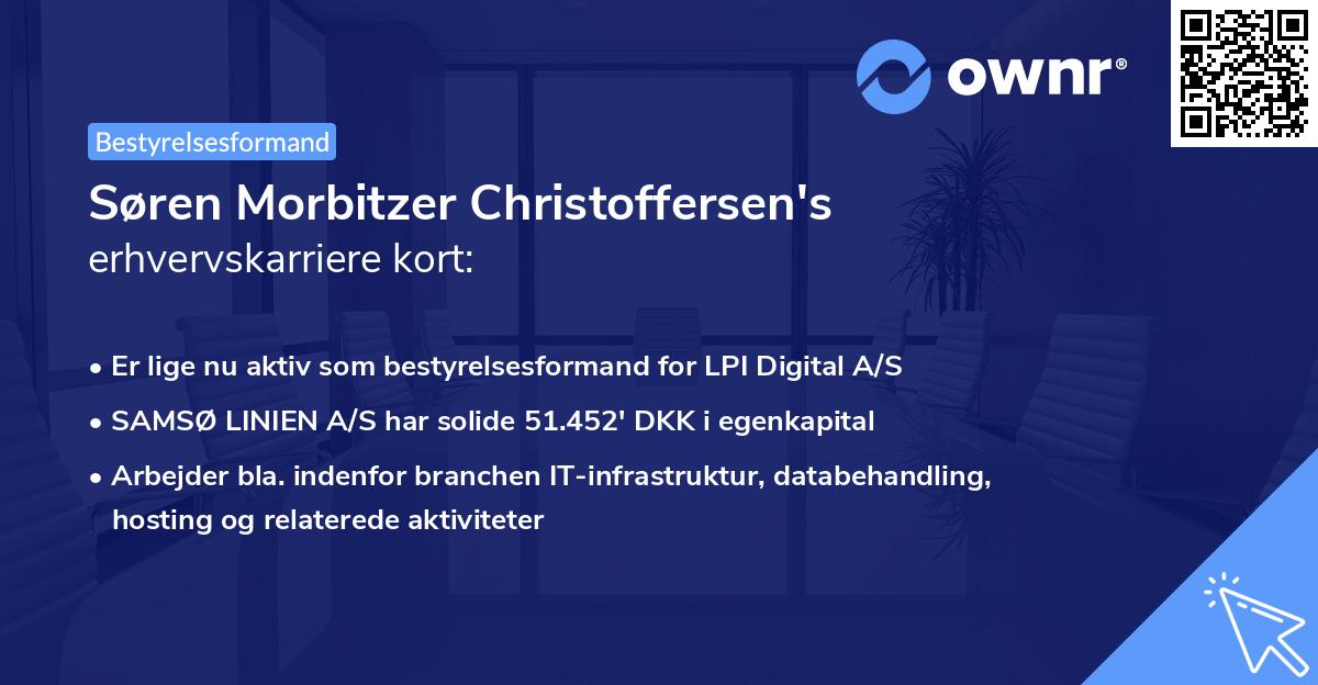 Søren Morbitzer Christoffersen's erhvervskarriere kort