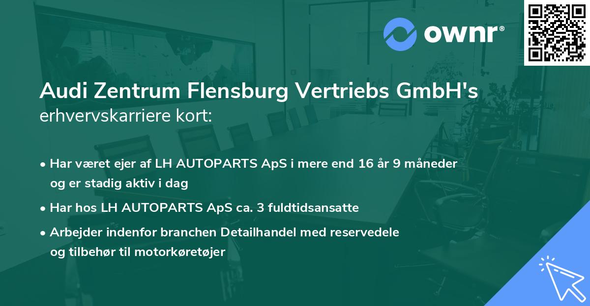 Audi Zentrum Flensburg Vertriebs GmbH's erhvervskarriere kort