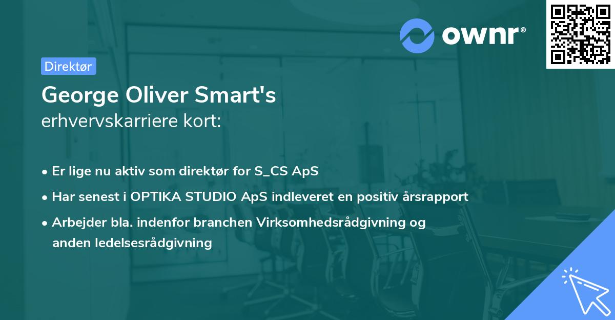George Oliver Smart's erhvervskarriere kort