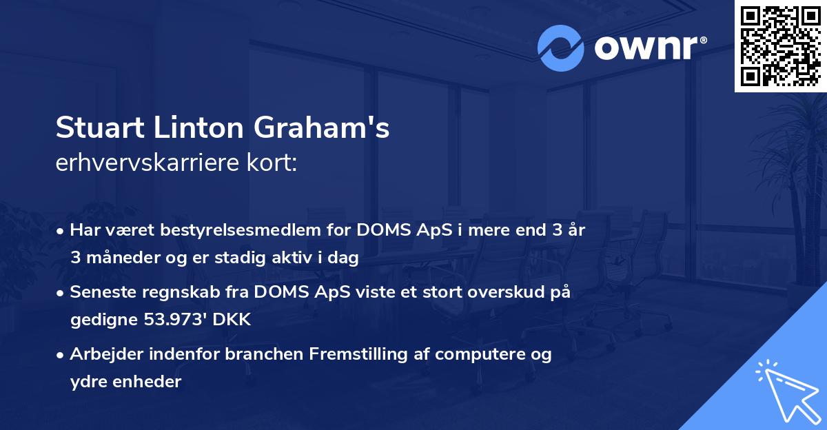 Stuart Linton Graham's erhvervskarriere kort