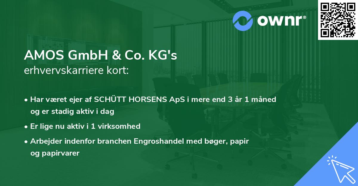 AMOS GmbH & Co. KG's erhvervskarriere kort