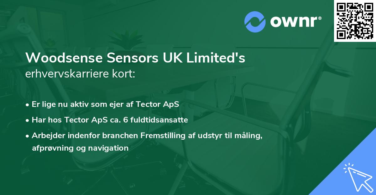 Woodsense Sensors UK Limited's erhvervskarriere kort