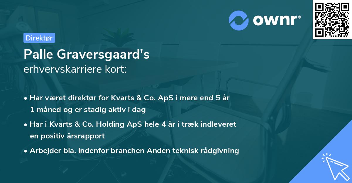 Palle Graversgaard's erhvervskarriere kort