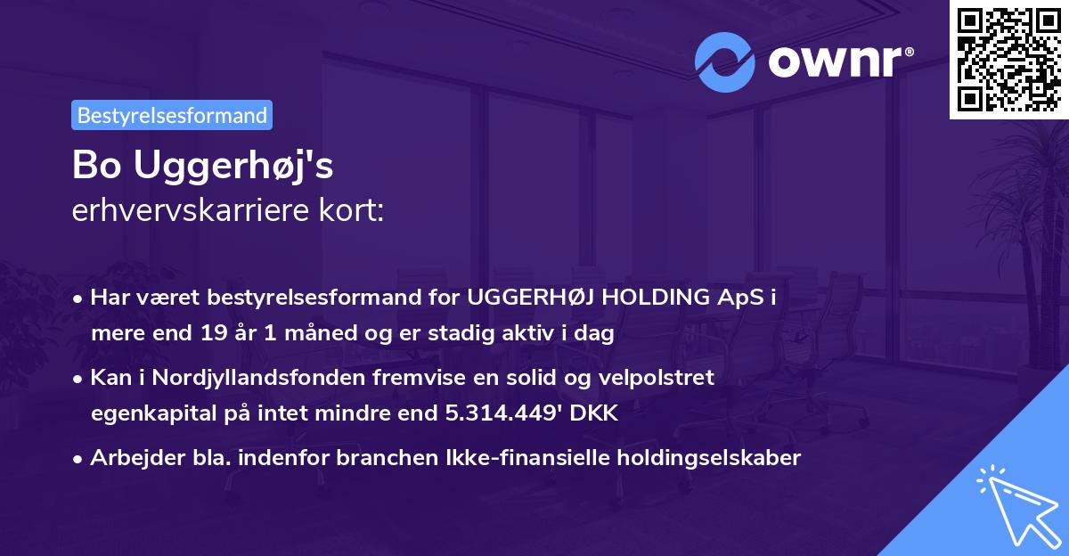 Bo Uggerhøj's erhvervskarriere kort