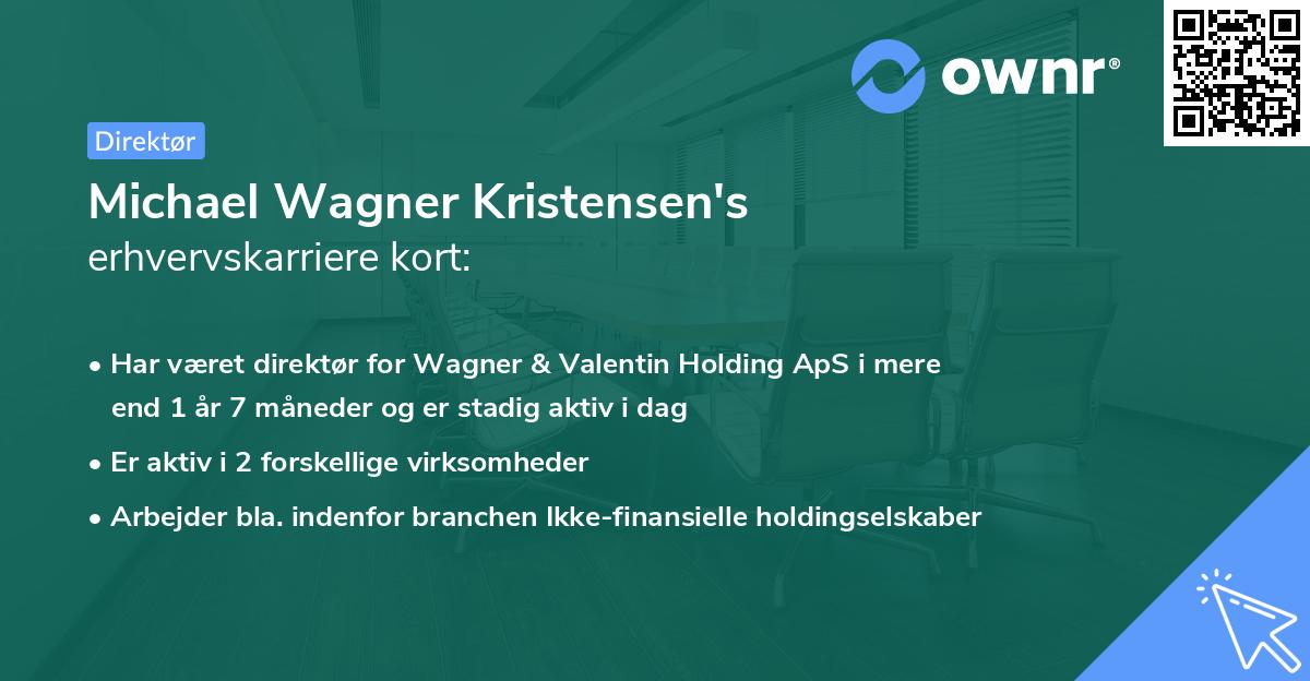 Michael Wagner Kristensen's erhvervskarriere kort