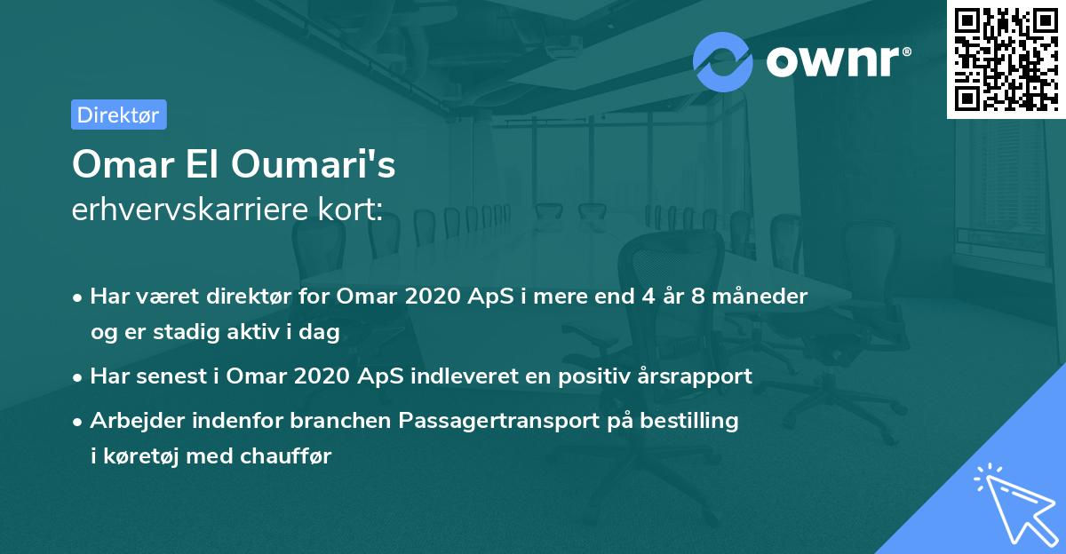 Omar El Oumari's erhvervskarriere kort