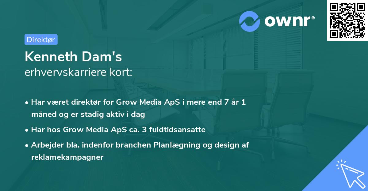 Kenneth Dam's erhvervskarriere kort