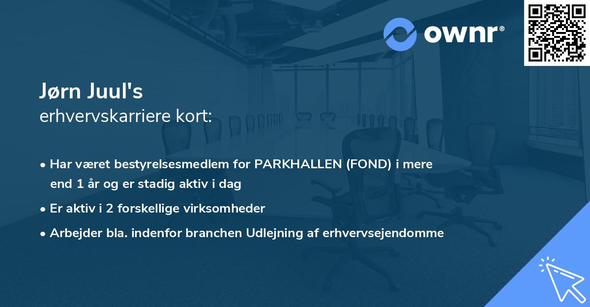 Jørn Juul's erhvervskarriere kort