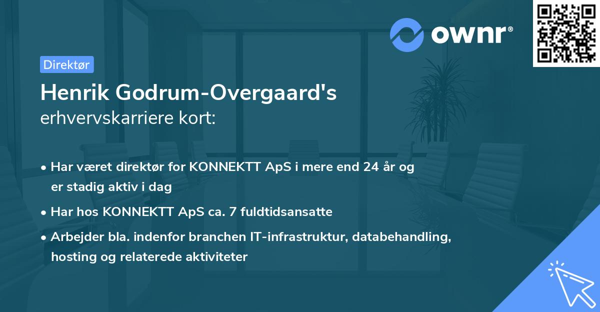 Henrik Godrum-Overgaard's erhvervskarriere kort