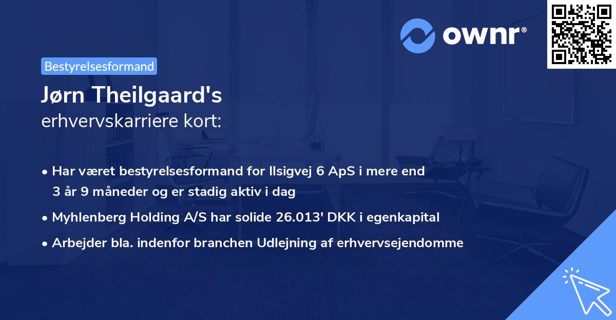 Jørn Theilgaard's erhvervskarriere kort