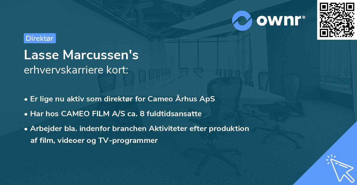 Lasse Marcussen's erhvervskarriere kort