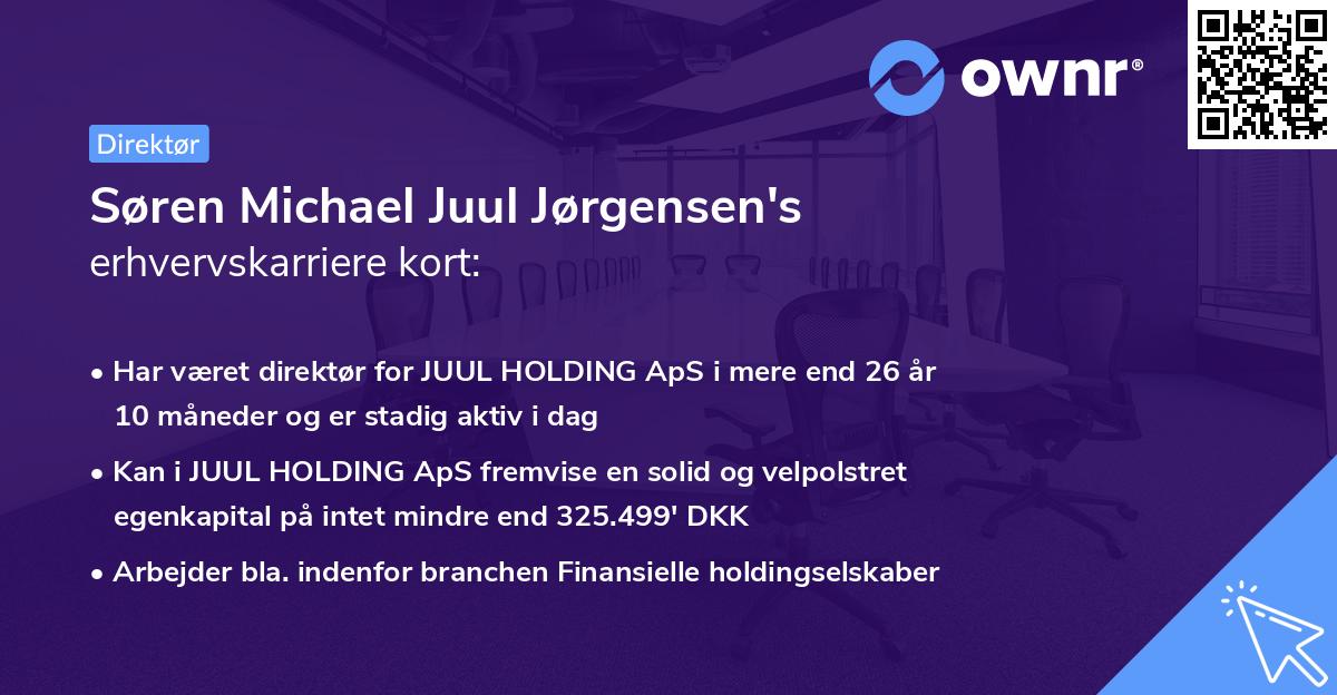 Søren Michael Juul Jørgensen's erhvervskarriere kort