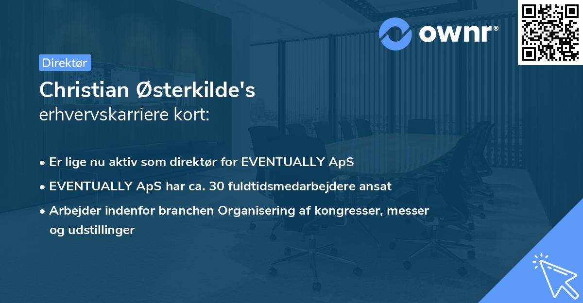 Christian Østerkilde's erhvervskarriere kort