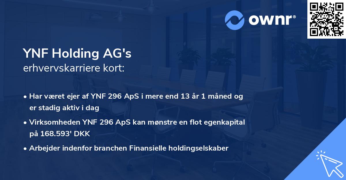 YNF Holding AG's erhvervskarriere kort