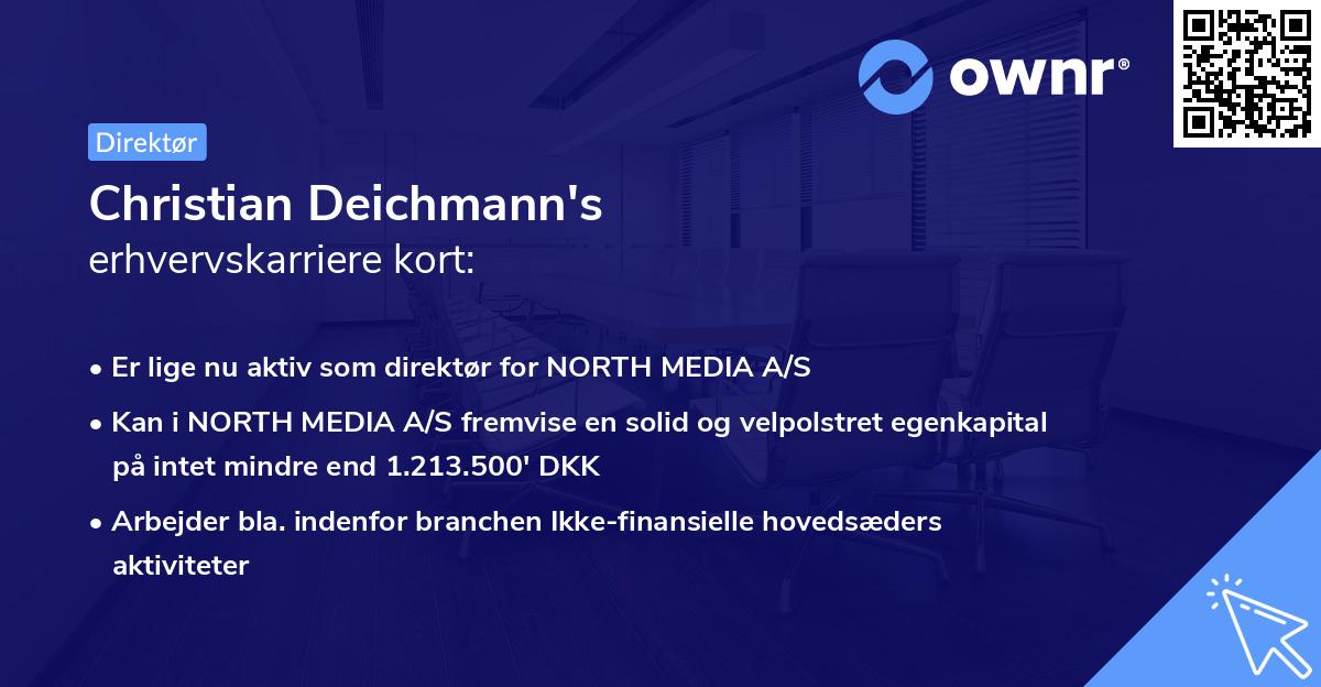 Christian Deichmann's erhvervskarriere kort