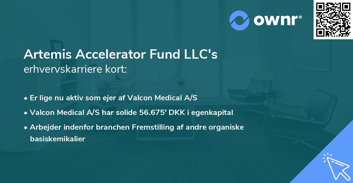 Artemis Accelerator Fund LLC's erhvervskarriere kort