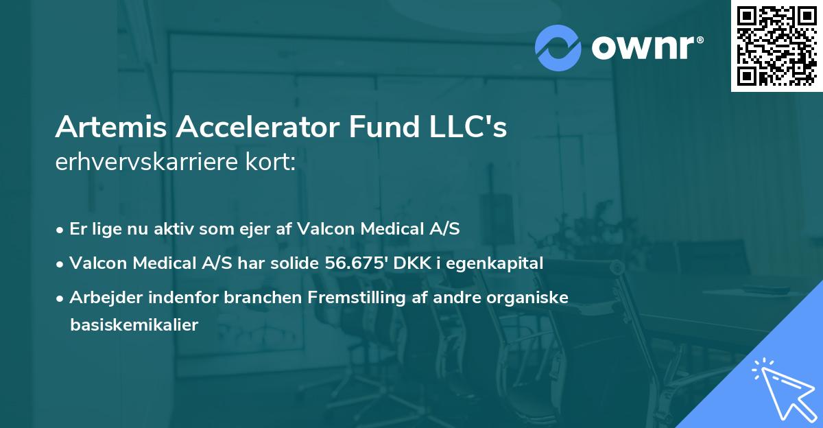 Artemis Accelerator Fund LLC's erhvervskarriere kort